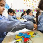 فعالیت کلاسی مهدکودک آیندگان - کاردستی سبز